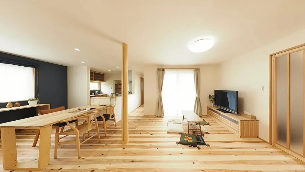 【杉と越前和紙でつくる平屋づかいの家】