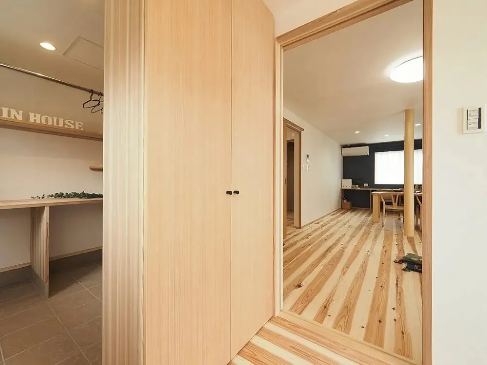 【杉と越前和紙でつくる平屋づかいの家】