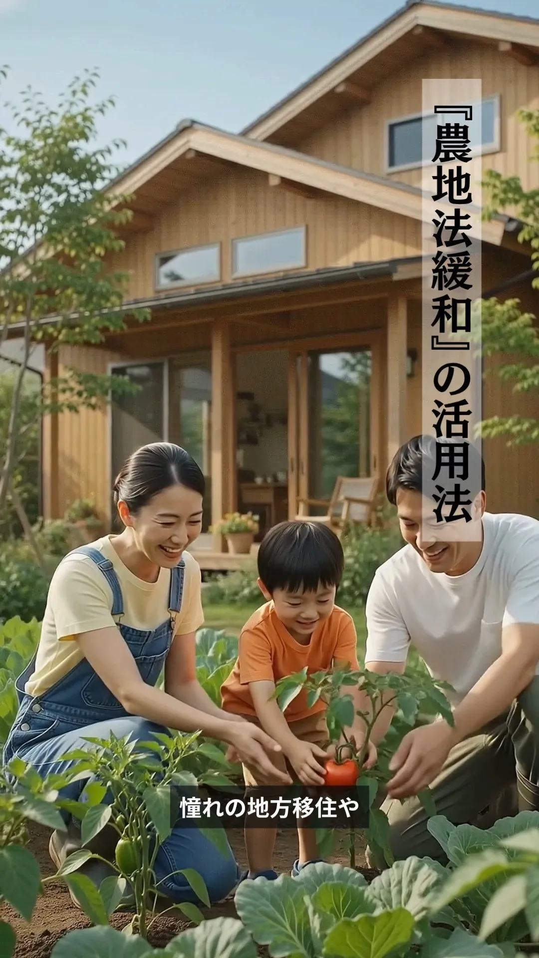 「農地付きの空き家」が買いやすくなった？地方移住や家庭菜園を...